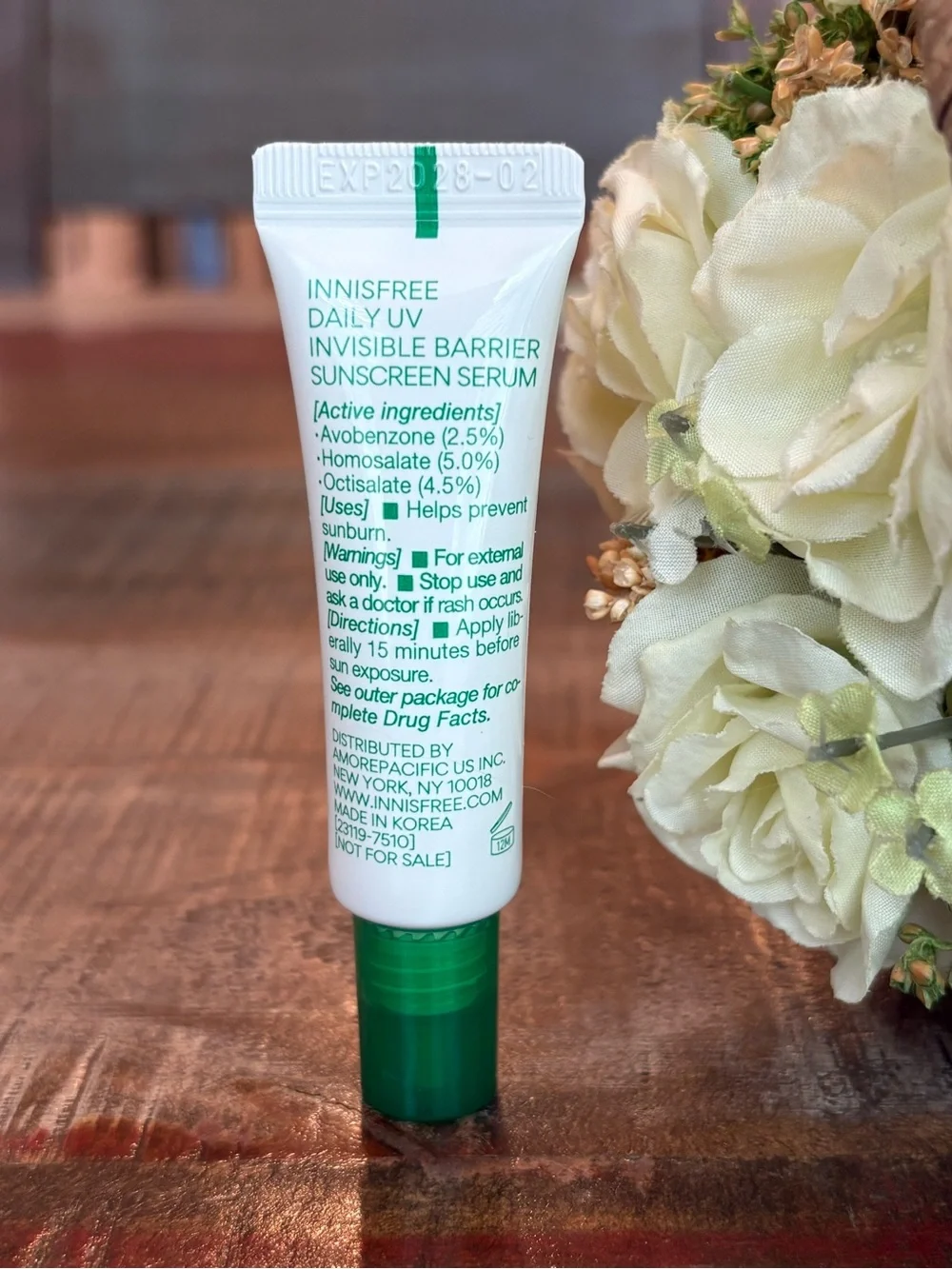 New INNISFREE Daily UV Defense INVISIBLE BARRIER Sunscreen SERUM SPF 47 Mini!